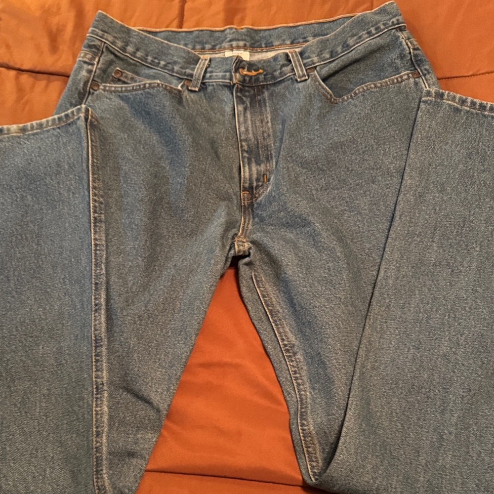 George Relaxed Fit Blue Jeans